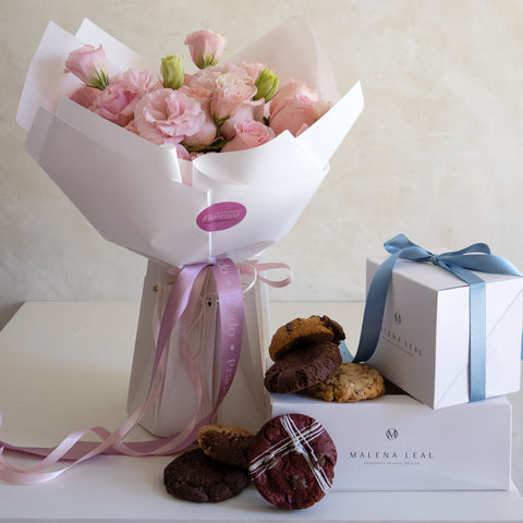Set - Flores y galletas