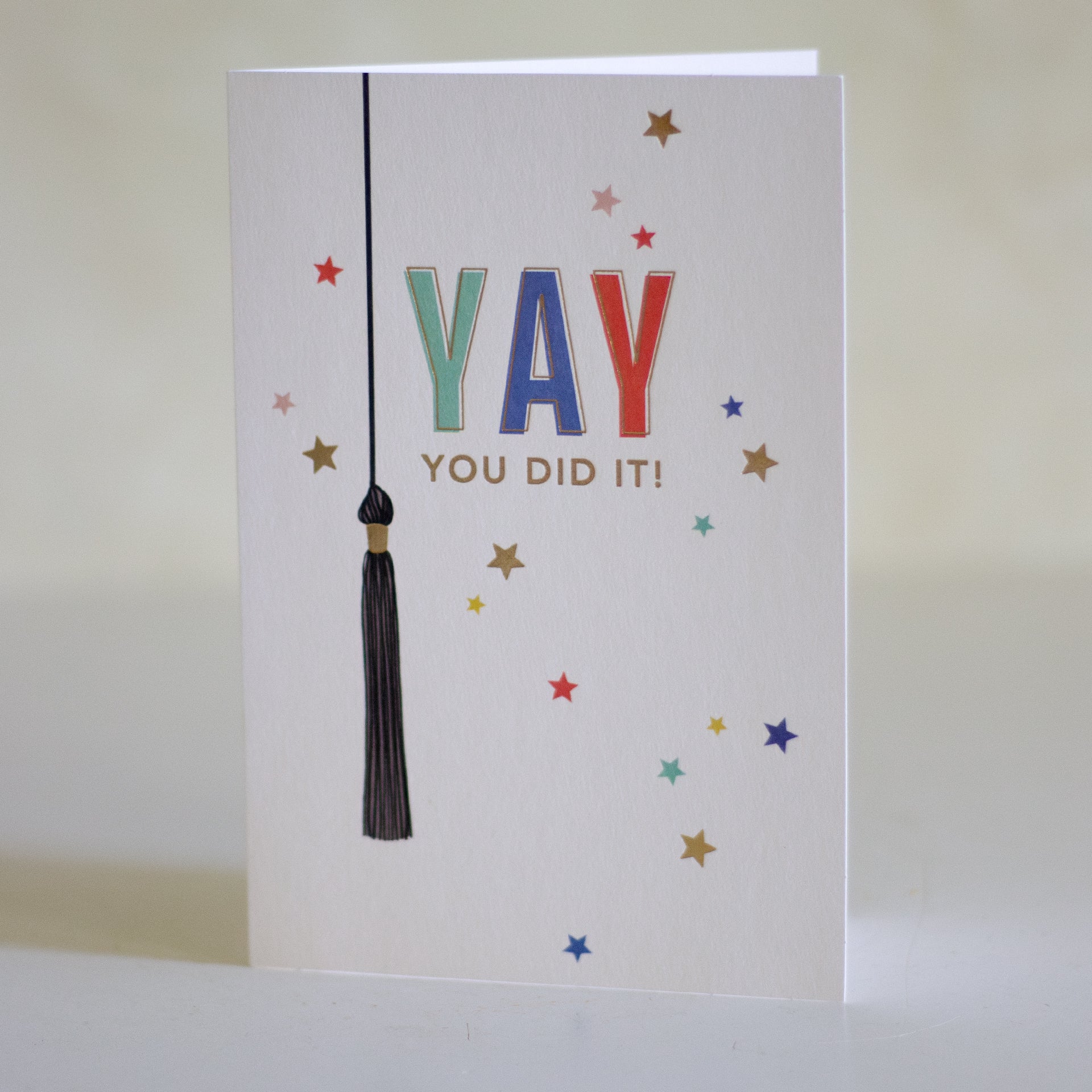 Tarjeta "You did it!"