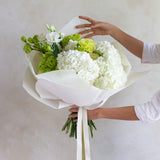 Ramo de Hortensias y Lisianthus