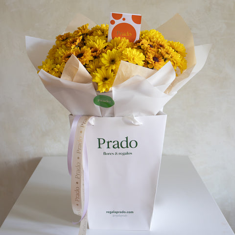 Bouquet de Margaritas Amarillo