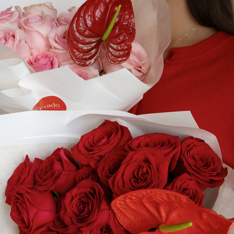 Rosas con Anturio