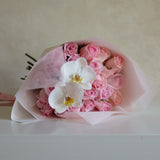 Rosas con Orquideas