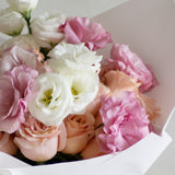 Bouquet de Rosas y Lisianthus