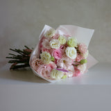 Bouquet de Rosas y Lisianthus